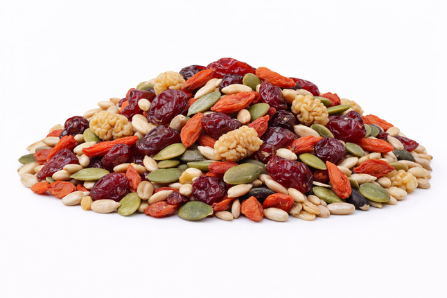 Mélange de fruits et graines